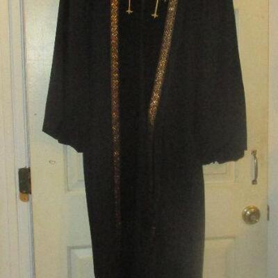 Lot 160 - Black with Gold Church Robe
