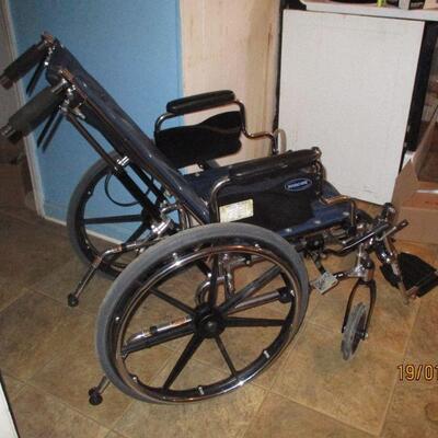 Lot 184 - Trace SX5 Reclining Wheelchair LOCAL PICK UP ONLY