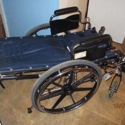 Lot 184 - Trace SX5 Reclining Wheelchair LOCAL PICK UP ONLY