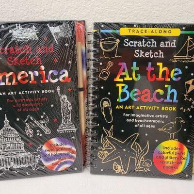 Lot 151: (4) New Scratch and Sketch Art Activity Books
