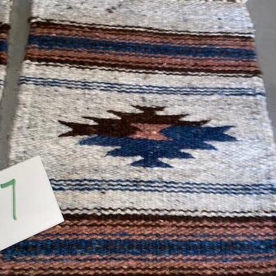 Lot 957 - two woven rugs 