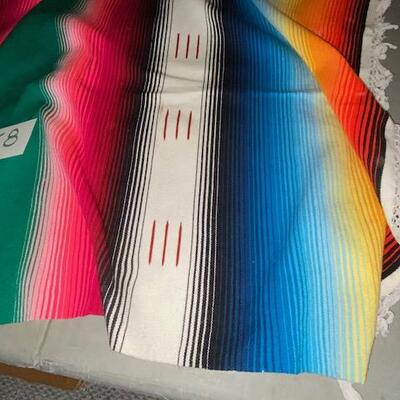 Lot 958 -  Vintage Sarape blanket