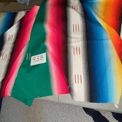 Lot 958 -  Vintage Sarape blanket