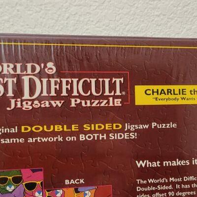 Lot 158: New Double Sided WORLD'S MOST DIFFICULT PUZZLE