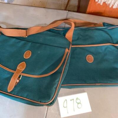 Lot 978 - Duffle and messenger bag