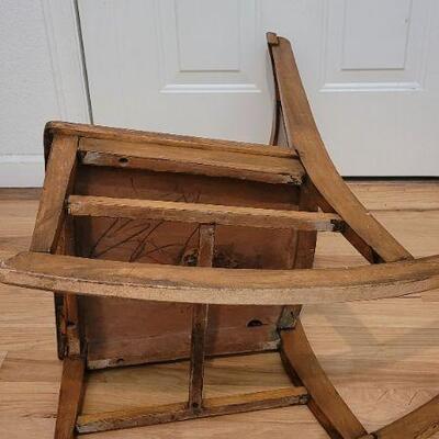 Lot 172: Vintage Wood Rocking Chair