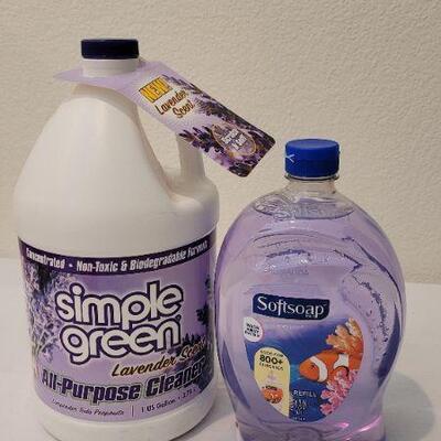 Lot 177: New SIMPLE GREEN Lavender + New SOFTSOAP Refill