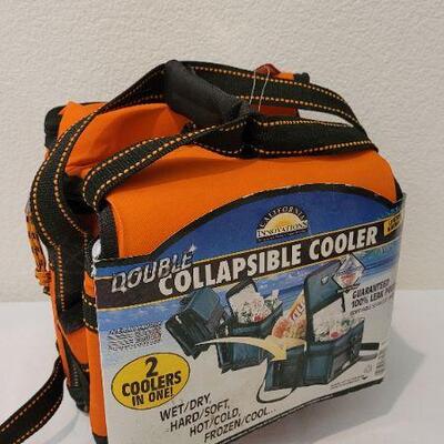 Lot 187: New DOUBLE Collapsible Cooler