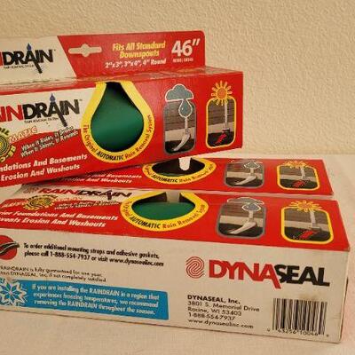 Lot 194: (3) New 46" RAIN DRAIN Automatic Downspout Extension 