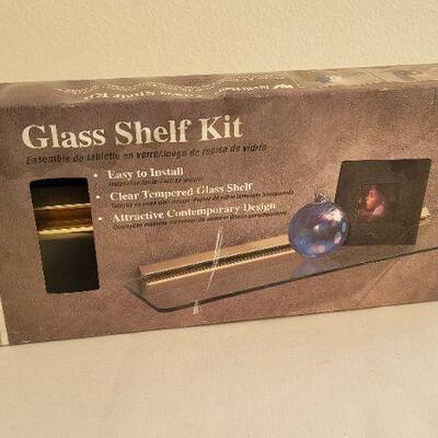 Lot 195: New 6" x 18" Glass Shelf