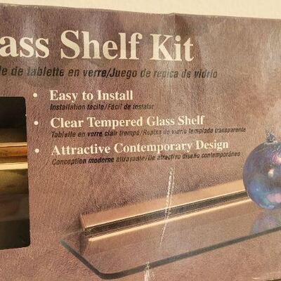 Lot 195: New 6" x 18" Glass Shelf