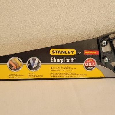 Lot 196: New STANLEY 8 TPI Sharp Tooth Handsaw 
