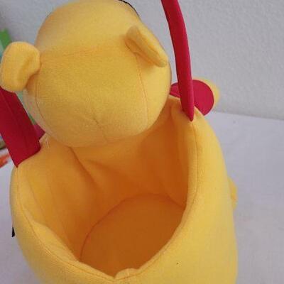 Lot 199: NEW Winnie the Pooh Easter Egg Plush Basket + NEW Ty Beanie Duck