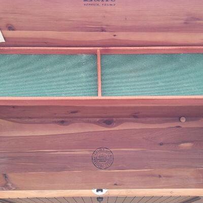 Lot 201: Vintage LANE Mid Century Modern Cedar Chest w/ Original Key 