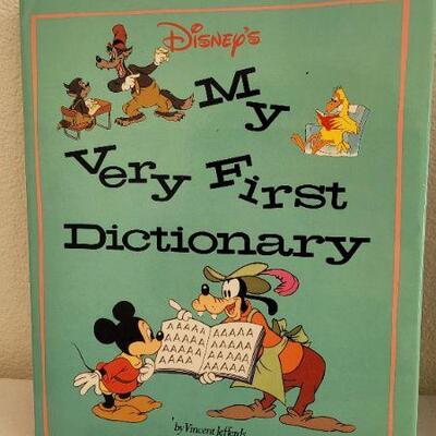 Lot 202: Assorted Vintage and Modern Children's Reference Education Books feat. 1969 DISNEY DICTIONARY