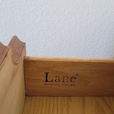 Lot 211: Vintage LANE Mid Century Modern Tall Walnut Dresser