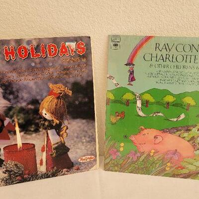 Lot 213: Vintage Children's Vinyl LP Records