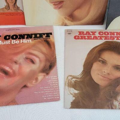 Lot 214: Vintage RAY CONNIT Vinyl LP Records