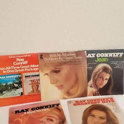 Lot 214: Vintage RAY CONNIT Vinyl LP Records