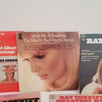 Lot 214: Vintage RAY CONNIT Vinyl LP Records