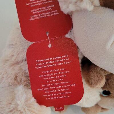 Lot 217: (2) NEW Animated Stuffed Animals 