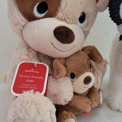 Lot 223: (2) New Stuffed DOG Animals - 1 Sings, Other is Animated
