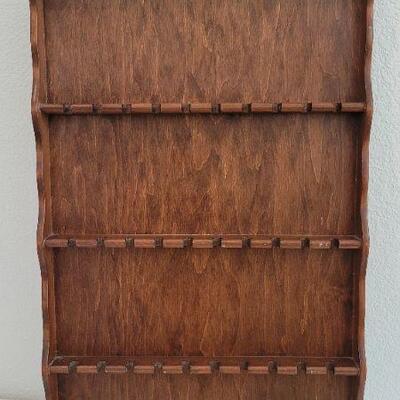 Lot 232: Vintage 28" Tall Spoon or Collectible Display Shelf
