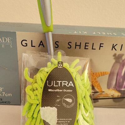 Lot 234: New Glass Shelf and Microfiber Duster
