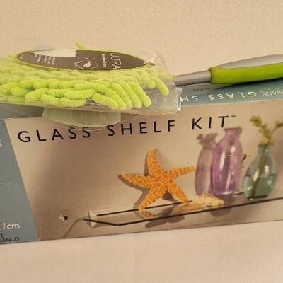 Lot 234: New Glass Shelf and Microfiber Duster