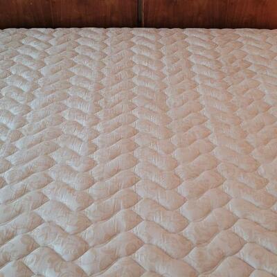 Lot 239: Mid Century Modern LANE King Size Walnut Bed