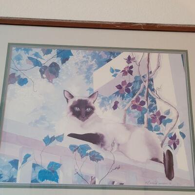Lot 240: Barbara Macomber Siamese Print 
