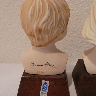 Lot 242: Frances Hook Dresser Busts Signed & Numbered