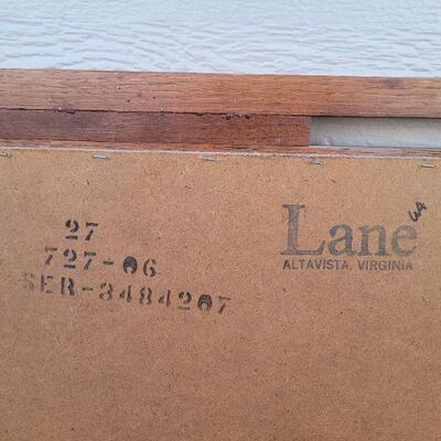 Lot 254: Mid Century Modern Lane Walnut Mirror (Matches bed & Dressers)