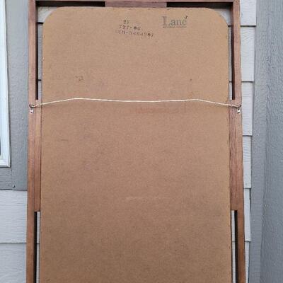 Lot 254: Mid Century Modern Lane Walnut Mirror (Matches bed & Dressers)