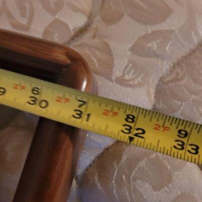 Lot 254: Mid Century Modern Lane Walnut Mirror (Matches bed & Dressers)