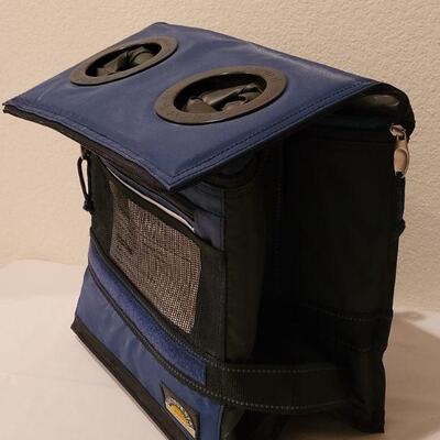 Lot 256: New Fold Up Cooler and New Travel Bear Mug