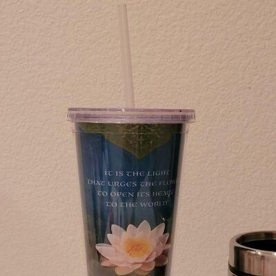 Lot 261: All NEW Waterlily Travel Mug, Travel Cup for Cold Beverages and Coffee Cup 
