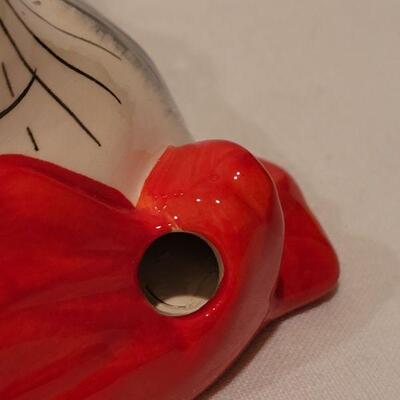 Lot 263:  Vintage Cat with String Mouth and Scissors  Babbacombe Devon, England 