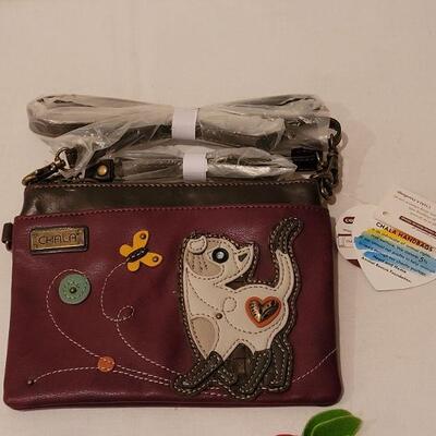 Lot 265: New Chala Cat Purse, Book and Purse Charm