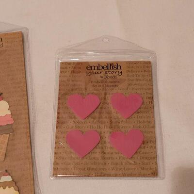 Lot 266: Embellish Your Story Magnet Memo Board and (4) Packages of Magnets