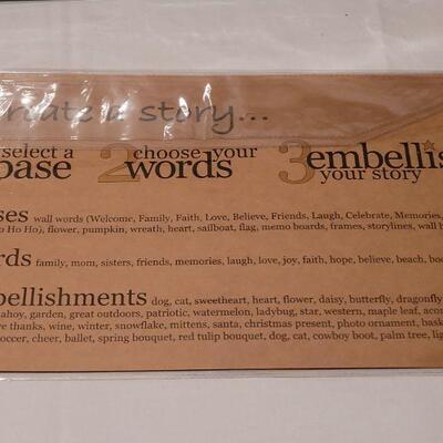 Lot 277: New Embellish Magnetic Welcome and Friend