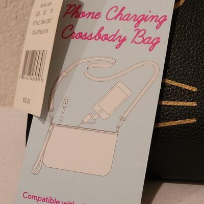 Lot 278: NEW Phone Charging Crossbody Bag 