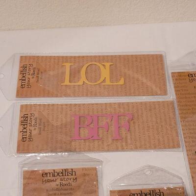 Lot 281:  New Embellish Your Story Magnets Lot
