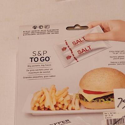 Lot 283: NEW Ink Pen With Utensil Lids and Salt and Pepper Shakers