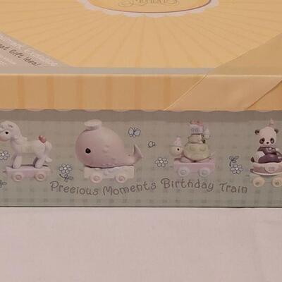 Lot 284: NEW Precious Moments Baby Birthday Train