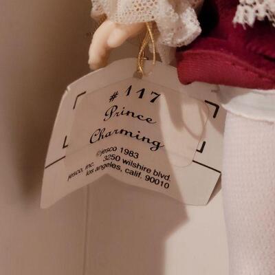 Lot 285: Vintage Cameo Storybook Dolls - Cinderella and Prince Charming Dolls 