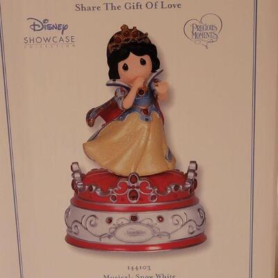 Lot 292: (2) New Precious Moments Disney's Cinderella and Snow White - Musical
