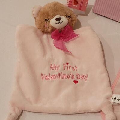 Lot 294: New Baby Girl MY 1st Valentine's Day, Cross & Scrapbook lot