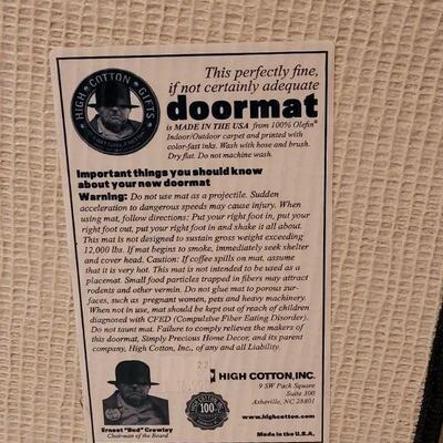 Lot 296: New Door Mat