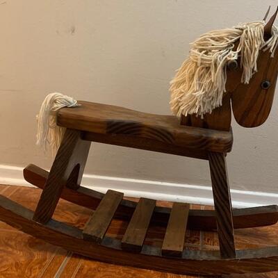 80â€™s Vintage Rocking Horse
